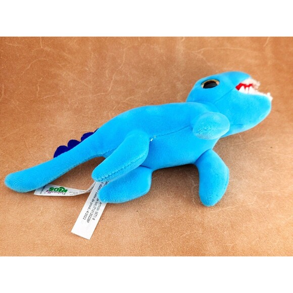 Naturally Kids Blue Mosasaurus Dinosaur Plushie 04/2022 ~ 9 Inches - Picture 4 of 7